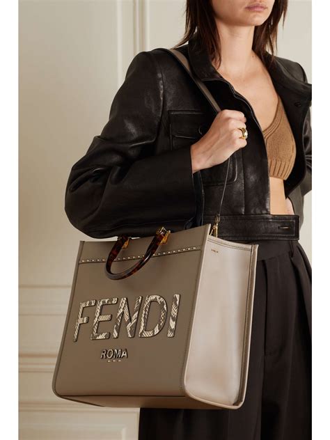 fendi shopper tote|fendi sunshine shopper tote.